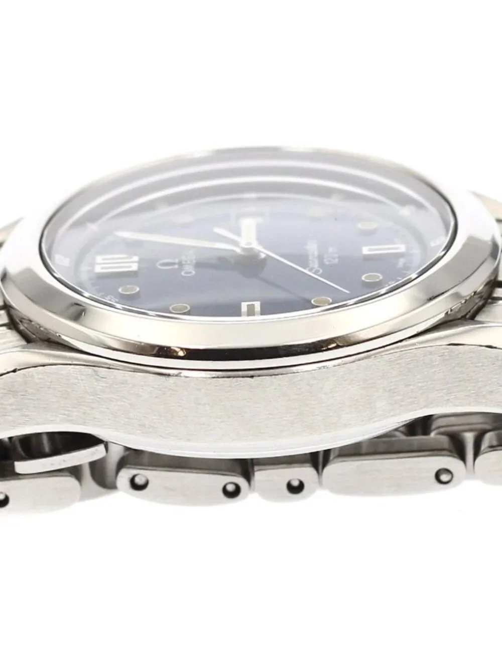 OMEGA Seamaster120 2571.80 Date blue Dial Quartz Ladies Watch_920194